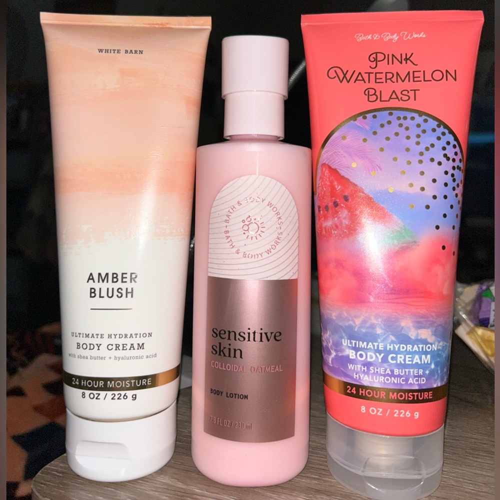 NEW Bath & Body Works Body Cream Moisturizer bundle of 2 (WATERMELON SOLD)